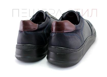 Мъжки обувки в тъмно син цвят