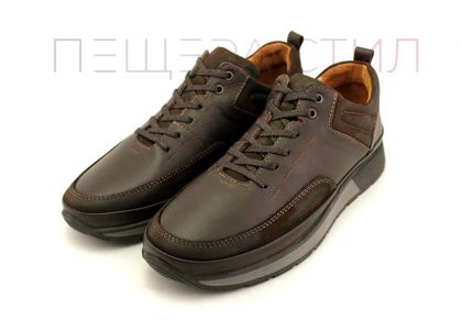 Pantofi casual barbati in maro inchis - Model Bruno.