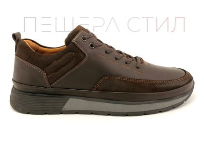 Pantofi casual barbati in maro inchis - Model Bruno.