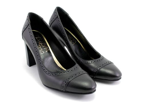 Pantofi eleganti dama de culoare neagră 333 CH