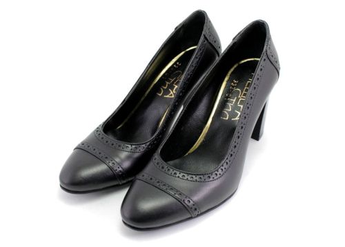 Pantofi eleganti dama de culoare neagră 333 CH