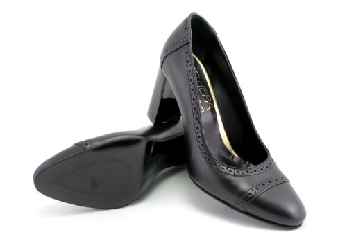 Pantofi eleganti dama de culoare neagră 333 CH