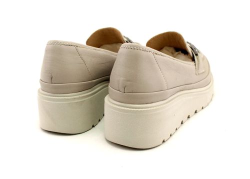 Pantofi casual dama in gri - Model Marga.