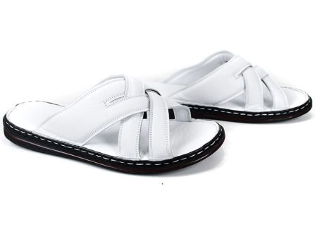 Sandale barbatesti din piele naturala de culoare neagra - model Vladi