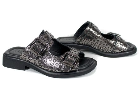 Aurea Passo – sandale damă din piele naturală, negre