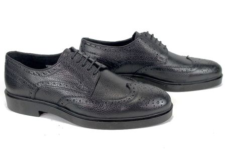 Pantofi eleganți bărbătești Linea Ombra – Oxford din piele naturală floater neagră