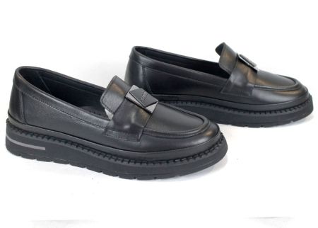 Pantofi casual dama din piele naturala de culoare mocha - model Urban Chic