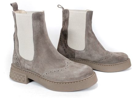 Ghete damă Modo Serein – velur natural, talpă groasă de iarnă