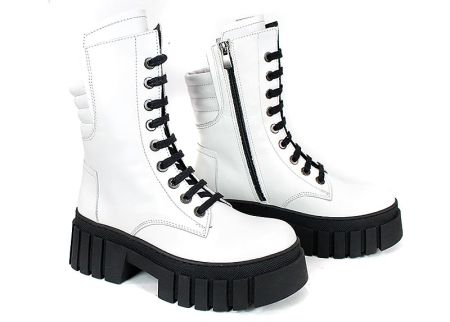 Ghete damă din piele naturală – model Nova Rebel, negre