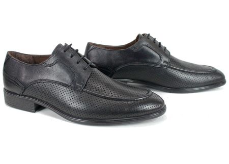 Pantofi formali pentru bărbați în negru, model McLaren.