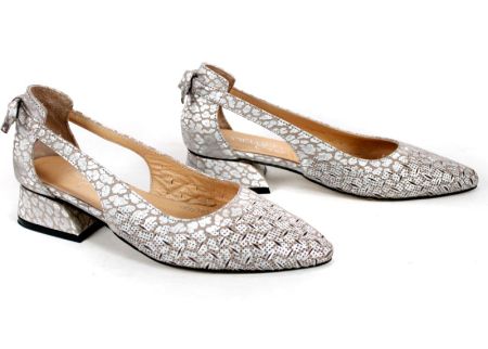 Civella – pantofi damă eleganți de vară din piele naturală perforată