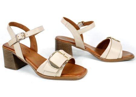 Brilla Notte – sandale damă din piele naturală cu imprimeu leopard