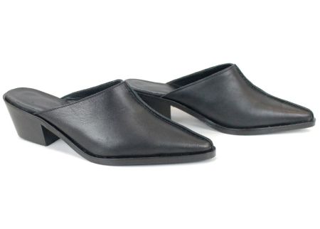 sabo damă negru piele naturală elegant