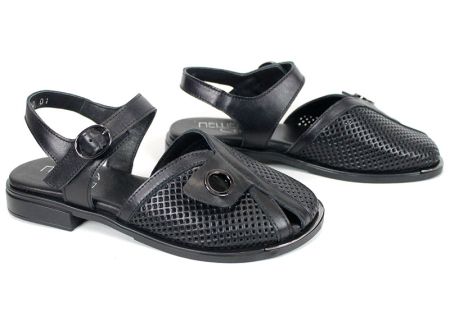 Brilla Notte – sandale damă din piele naturală cu imprimeu leopard