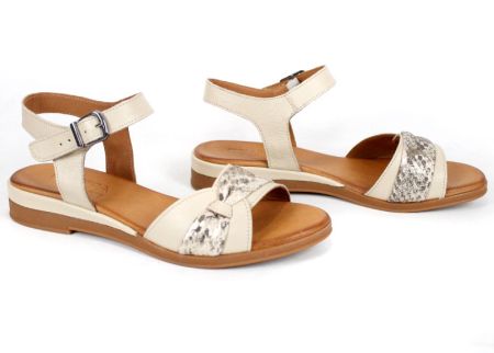 Pantofi casual dama din piele naturala cu imprimeu floral - model Luna