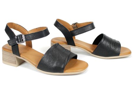 sandale damă Alexa negre piele naturală