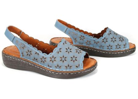 Pure Motion – pantofi damă de vară din piele naturală perforată cu imprimeu croco și efect auriu