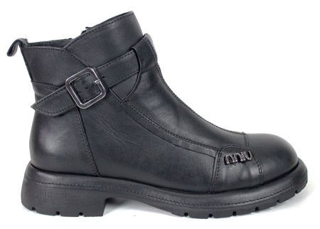 Noir Stella Women's Genuine Leather Winter Ankle Boots