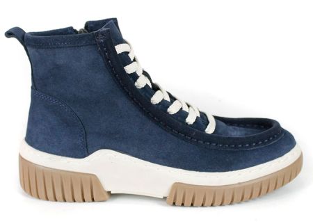 Nero Vance ghete de damă din nubuc natural bleumarin