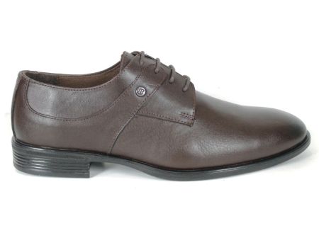 Adriano Morelli men's formal shoes in dark brown genuine leather