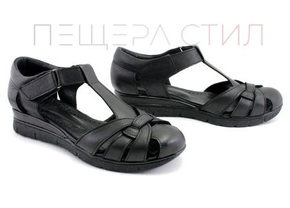 Sandale mici de dama în negru - Model Sybil