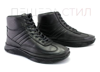 Ghete sport barbati de culoare neagra - model Mateo