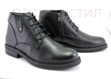 Ghete elegante barbati de culoare neagra - model Jerome