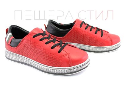 Pantofi sport pentru femei în roșu - Model Irma.