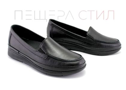 Pantofi de damă din piele moale în bej - Model Zika