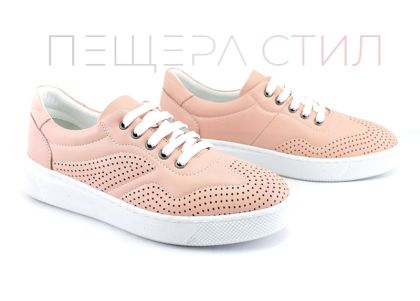 Pantofi sport femei, primăvară-vară în roz - Model Tara.