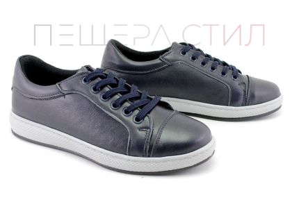 Pantofi pentru femei, casual, în albastru închis - Model Leia