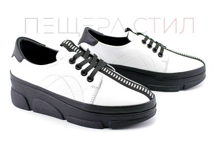 Pantofi de damă, casual, în alb - Model Melita.
