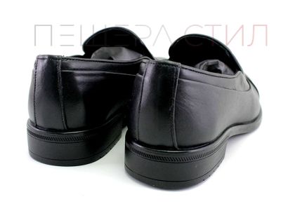 Мъжки официални обувки в черно, модел Кевин