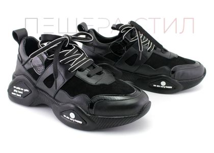 Pantofi sport pentru femei în negru - Model Evita