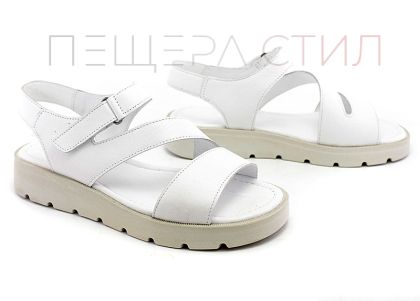 Sandale casual dama alb - Model Rossi.