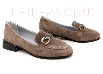 Pantofi joasa dama de culoare nurca - Model Adelita.
