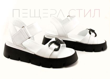 Sandale casual dama alb - model Primavara.