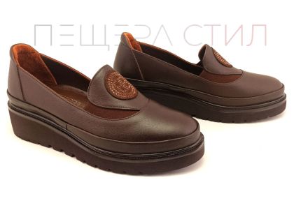 Pantofi casual dama in maro - Model Gloria.