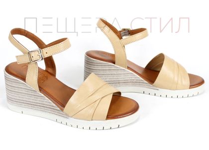 Pantofi casual dama din piele naturala cu imprimeu floral - model Luna