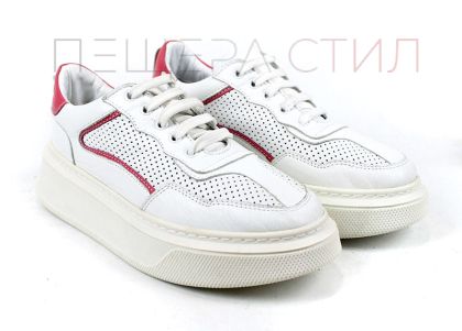 Pantofi sport dama alb - Model Tina.