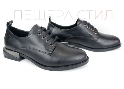 Loafers damă Doux Éclat – piele naturală, culoare neagră