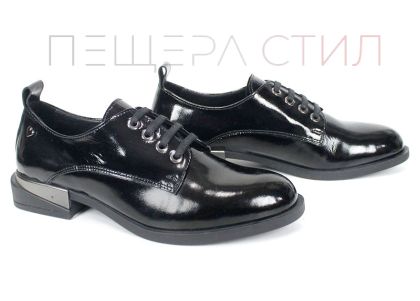 Loafers damă Doux Éclat – piele naturală, culoare neagră