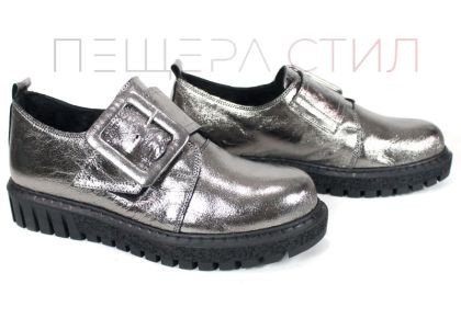 Loafers damă Doux Éclat – piele naturală, culoare neagră