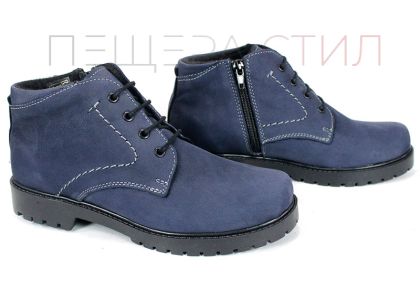 Clarks dama din nubuc natural in albastru - model Bleu Clair