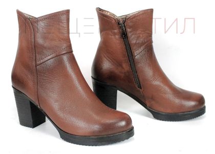 Ghete roșii pentru femei din piele naturală cu șireturi și fermoar lateral, model Vaya.