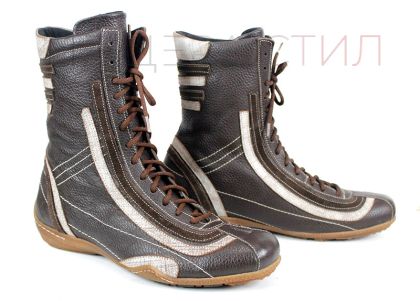 Ghete de dama din piele naturala alb - model Cynthia.