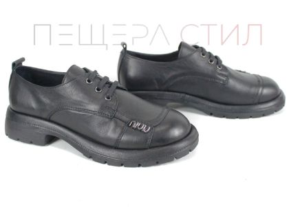 Pantofi damă Alma Walk din piele naturală, culoare neagră