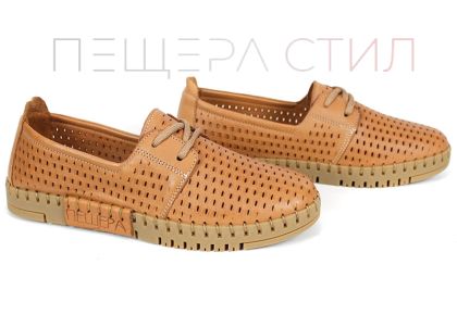 Pantofi de vară pentru femei Metro Walk din piele naturală maro deschis