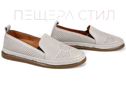 Pantofi Mirela Vento – eleganță naturală în bej și maro deschis