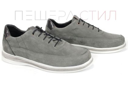 pantofi bărbați nubuc gri